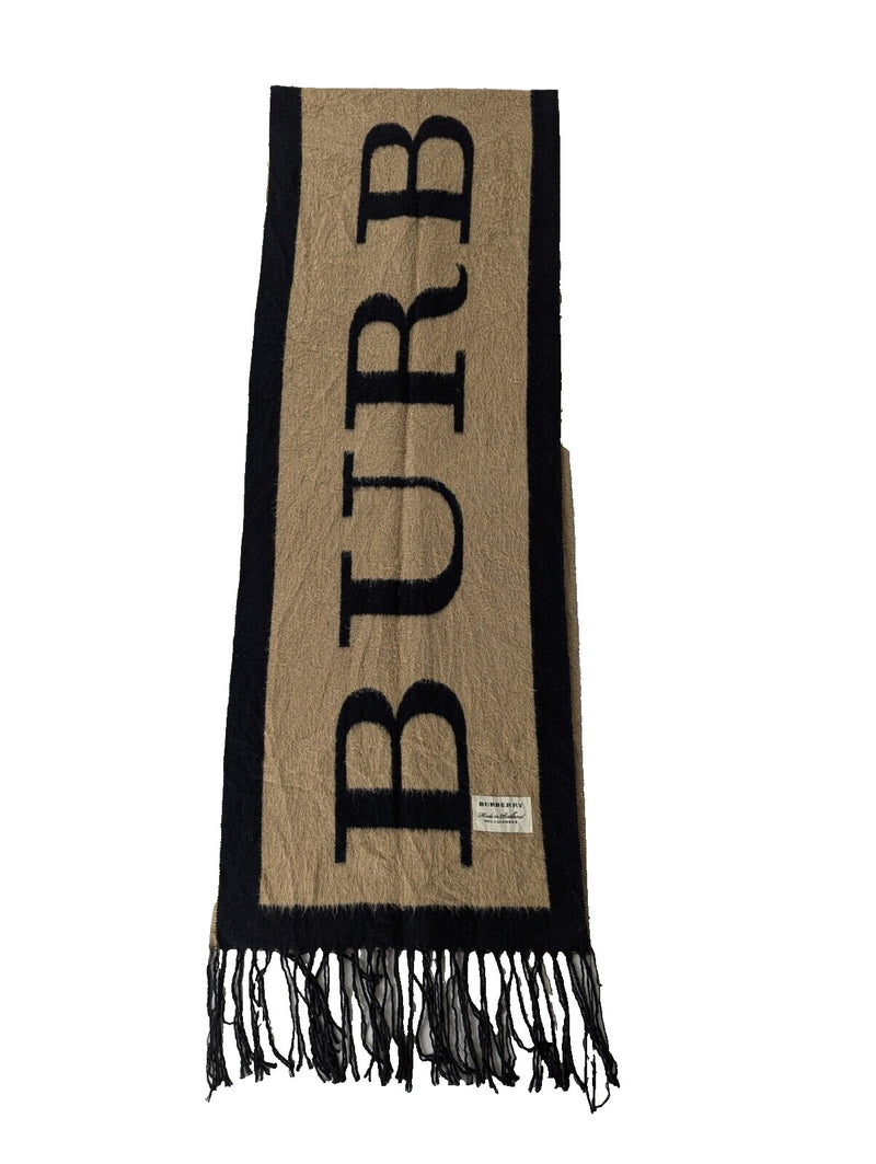 Burberry Knit Cashmere Fringe Neck