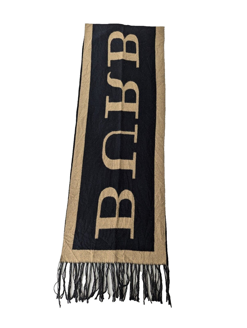 Burberry Knit Cashmere Fringe Neck