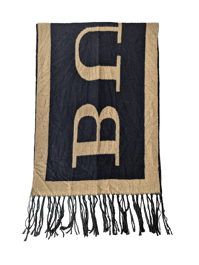 Burberry Knit Cashmere Fringe Neck