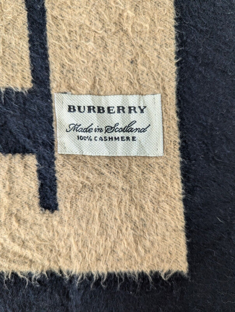 Burberry Knit Cashmere Fringe Neck