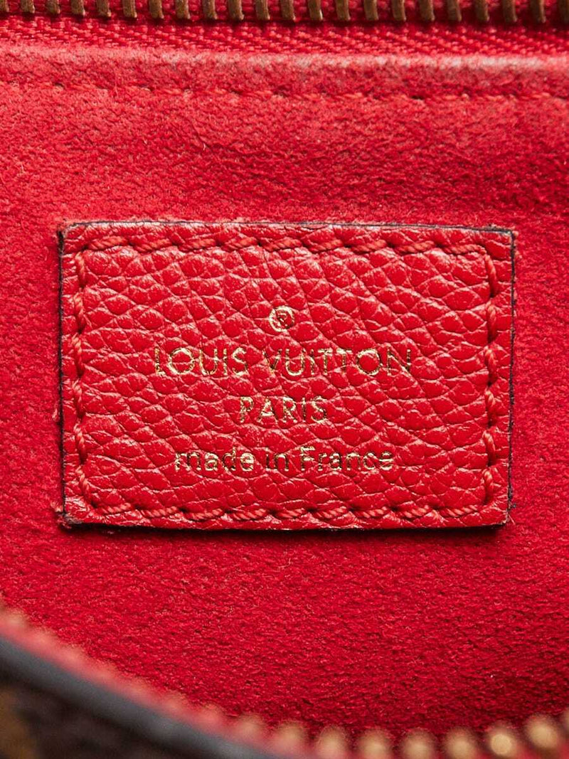 Louis Vuitton Cerise Canvas Leather