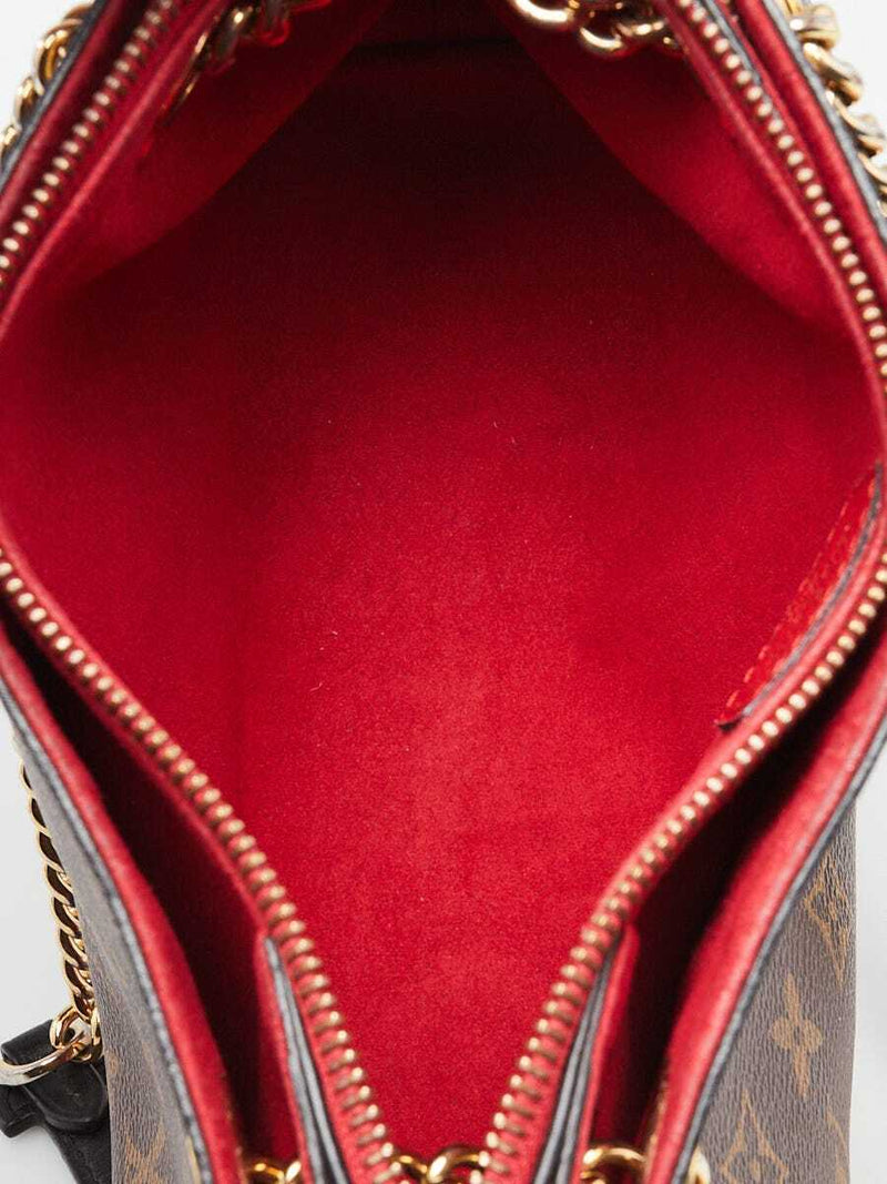 Louis Vuitton Cerise Canvas Leather