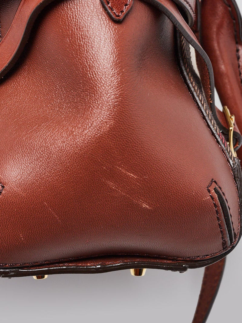 Burberry Brown Leather Bridle House