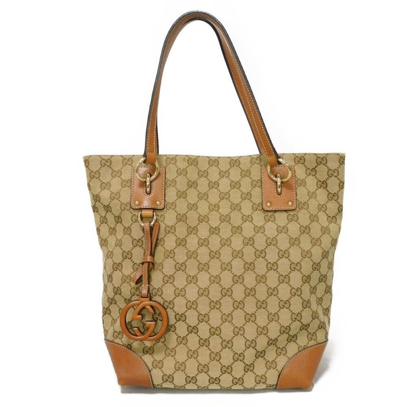 Gucci Interlocking G Tote Bag Brown