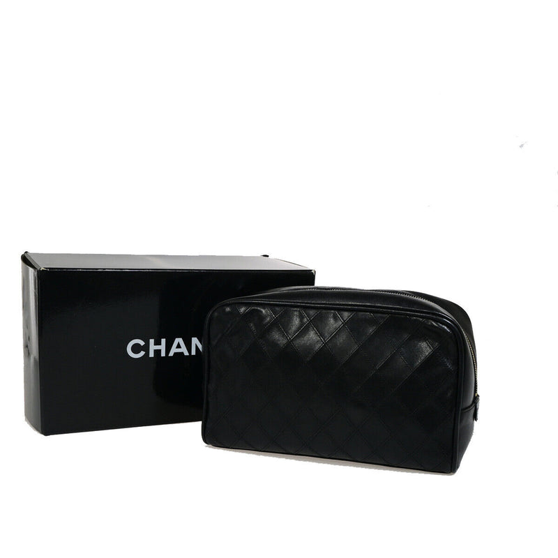 Chanel Cc Logo Bicolore Vanity Bag Pouch