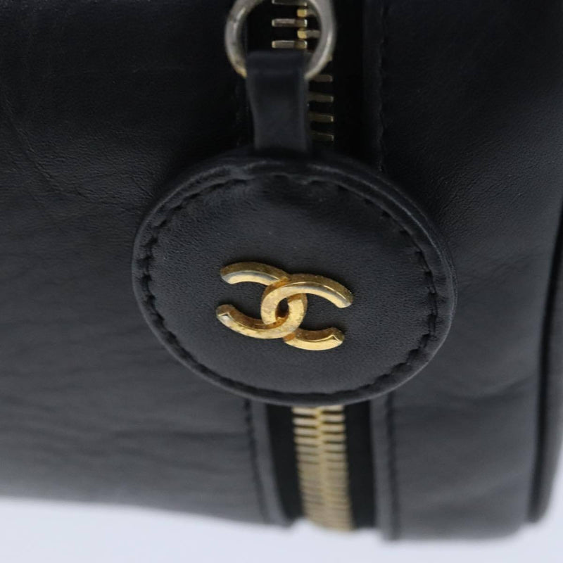 Chanel Vanity Cosmetic Pouch Calfskin