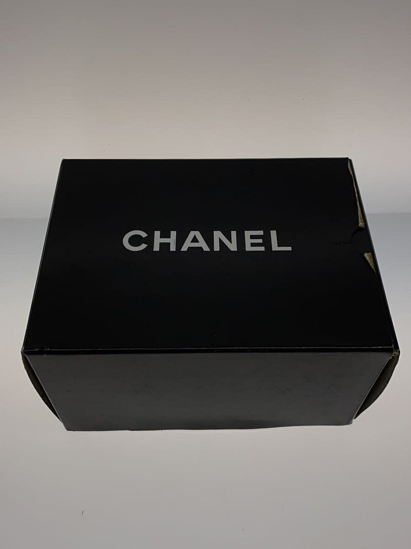 Chanel Pouch Sheepskin Blk Solid Color