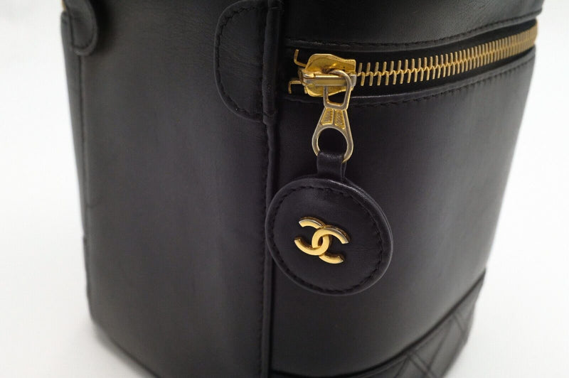 Chanel Vanity Hand Bag Black