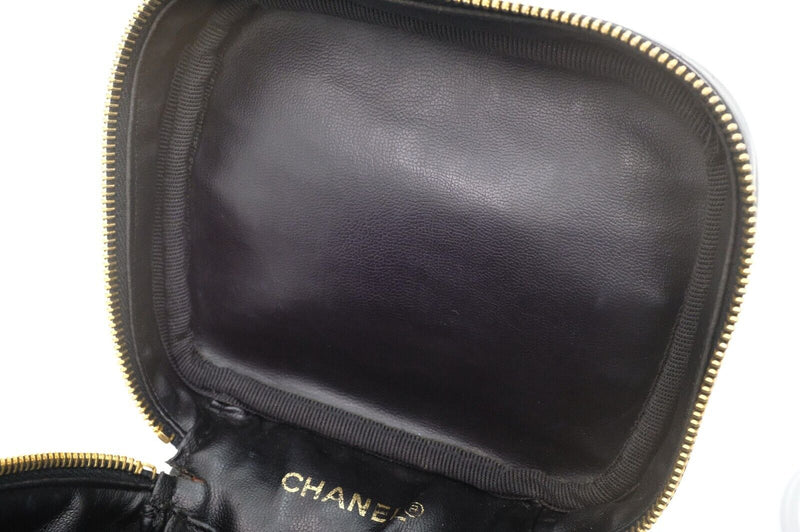 Chanel Vanity Hand Bag Black