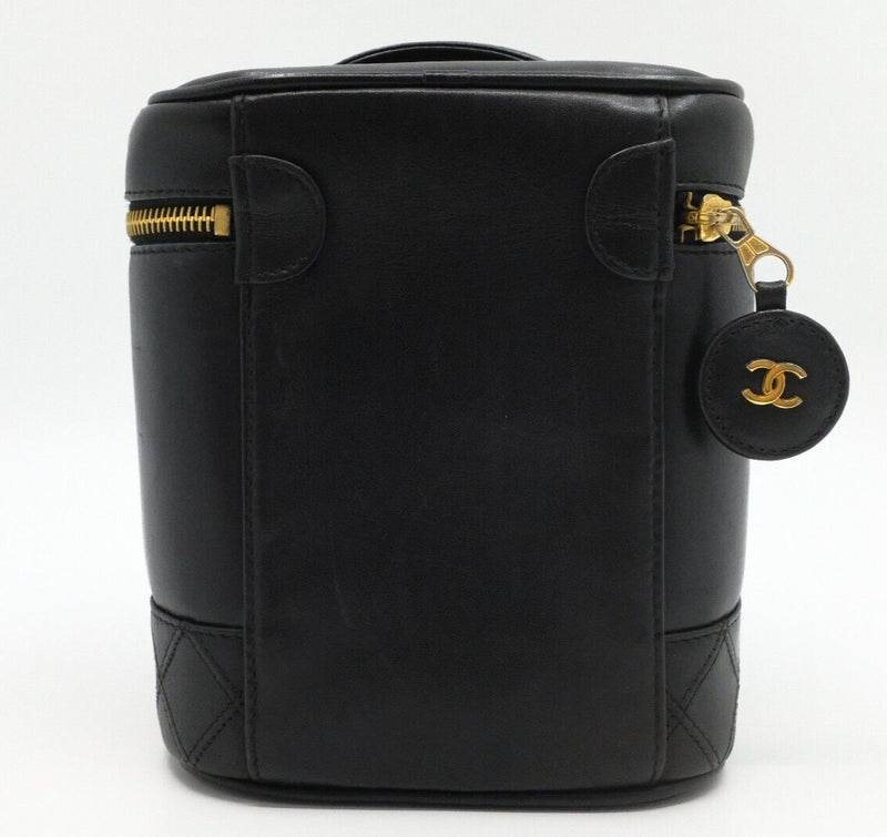 Chanel Vanity Hand Bag Black