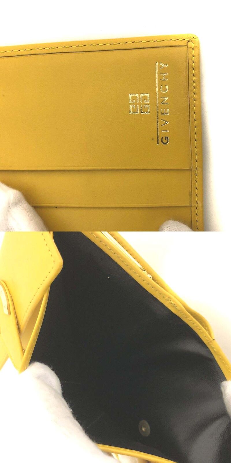 Givenchy Horseshoe Logo Leather Trifold