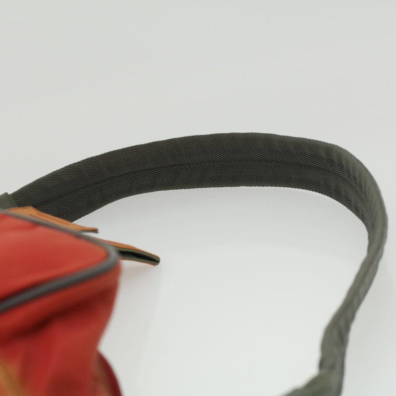 Prada Hand Bag Nylon 2Way Red