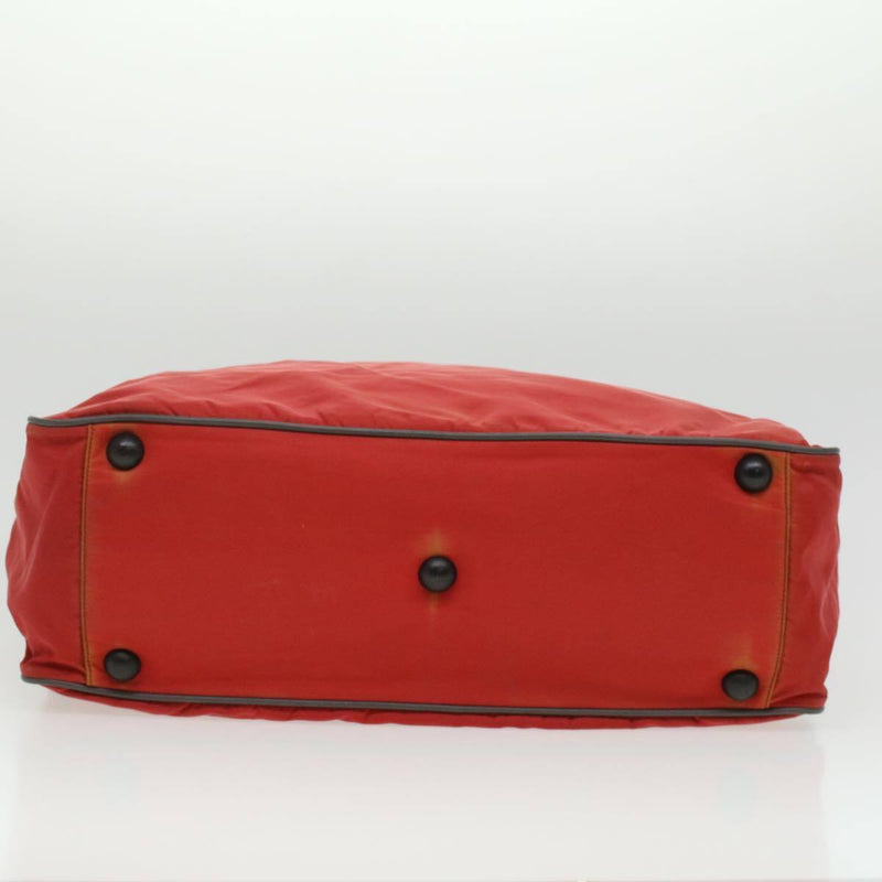 Prada Hand Bag Nylon 2Way Red
