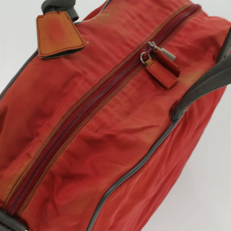 Prada Hand Bag Nylon 2Way Red