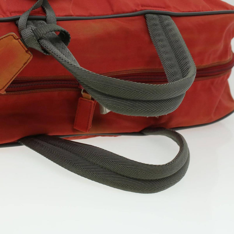 Prada Hand Bag Nylon 2Way Red