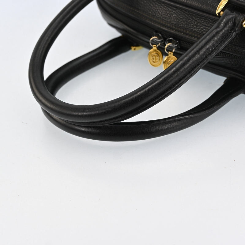 Gucci Hand Bag Gg Leather Black