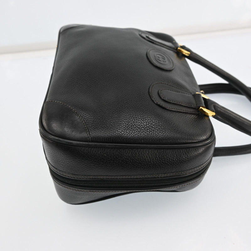 Gucci Hand Bag Gg Leather Black