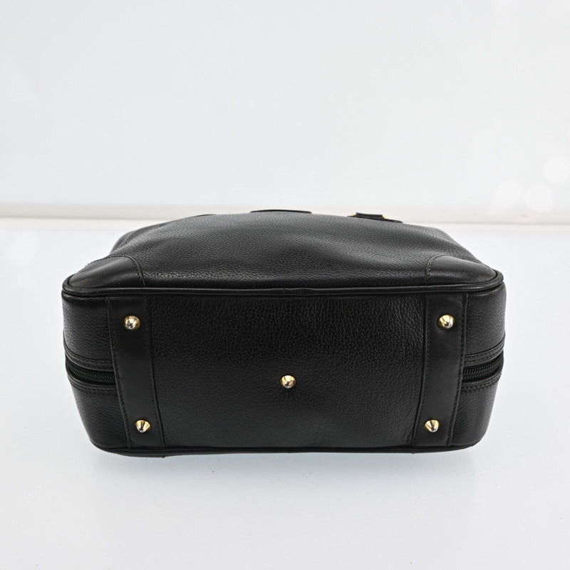 Gucci Hand Bag Gg Leather Black