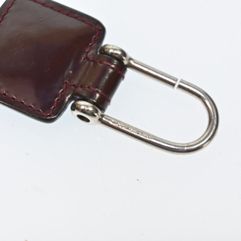 Gucci G Logo Key Chain Leather