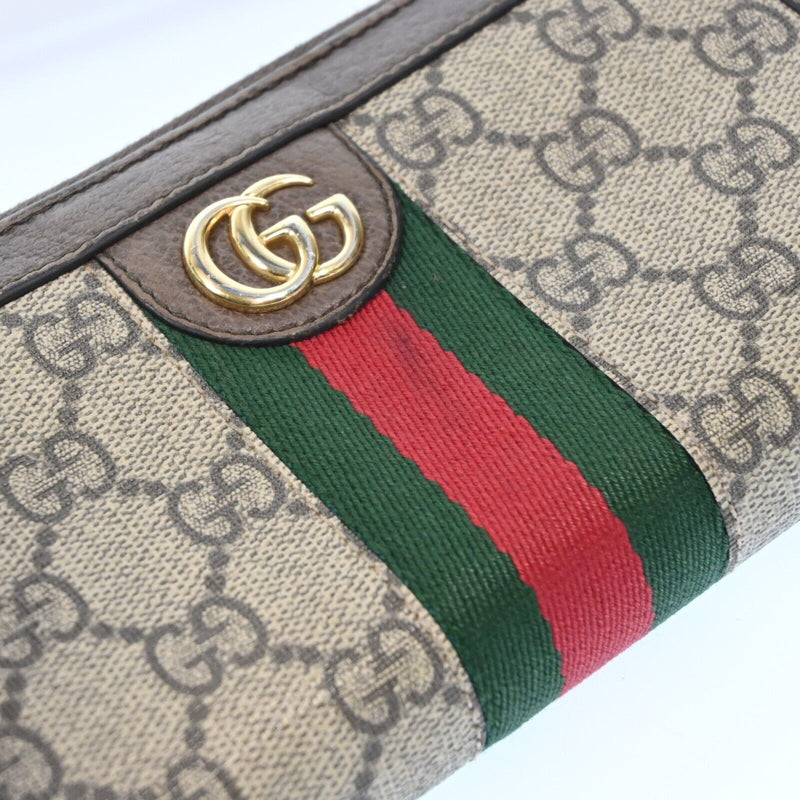 Gucci Ophidia Gg Supreme Leather Sherry