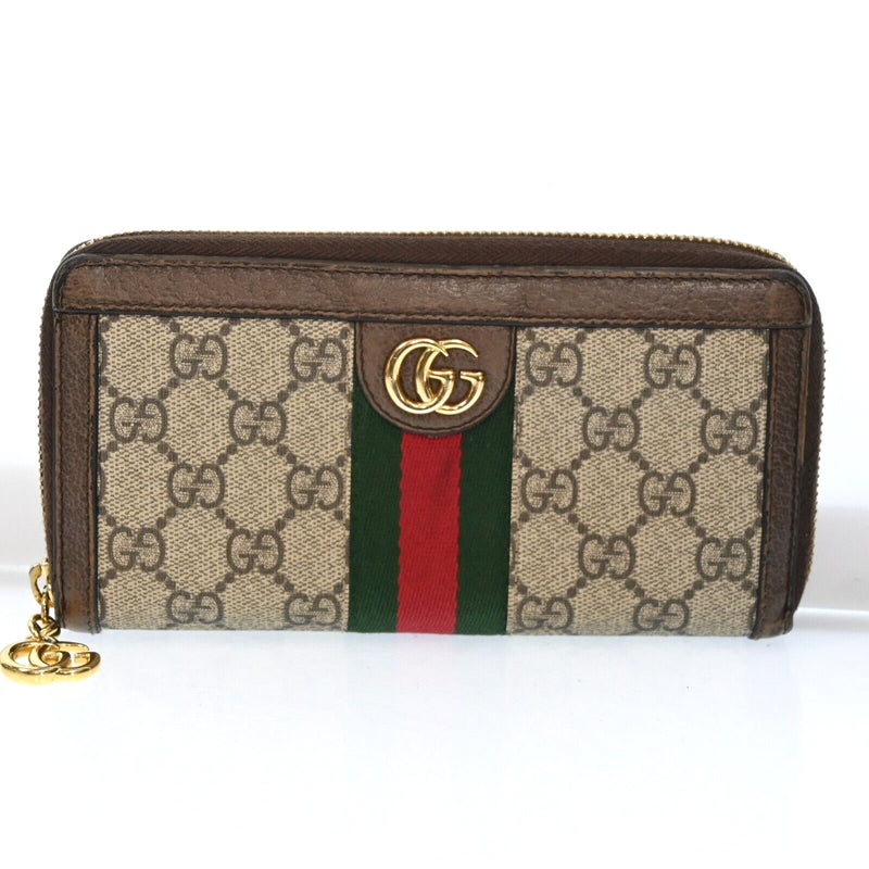 Gucci Ophidia Gg Supreme Leather Sherry