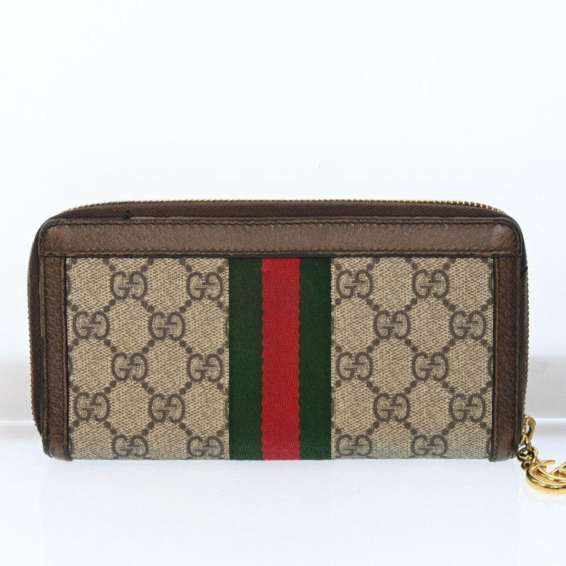 Gucci Ophidia Gg Supreme Leather Sherry