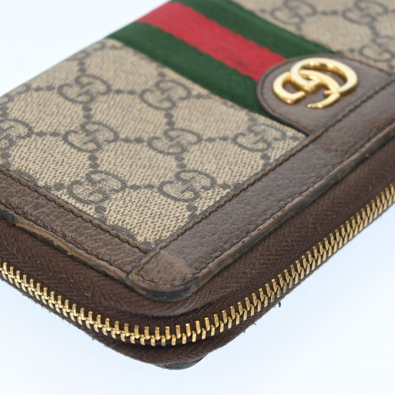 Gucci Ophidia Gg Supreme Leather Sherry