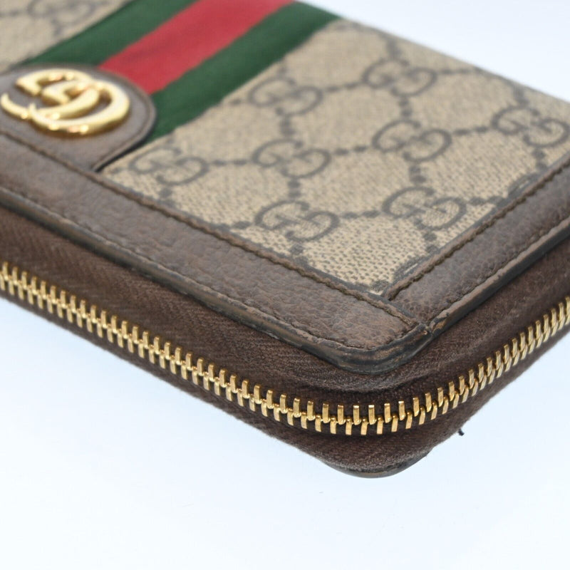 Gucci Ophidia Gg Supreme Leather Sherry