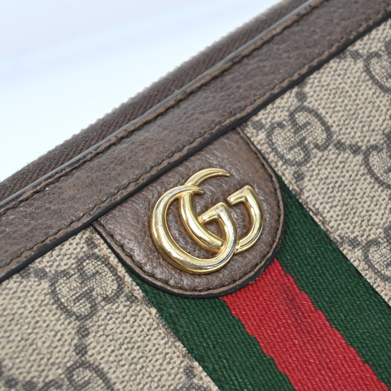 Gucci Ophidia Gg Supreme Leather Sherry