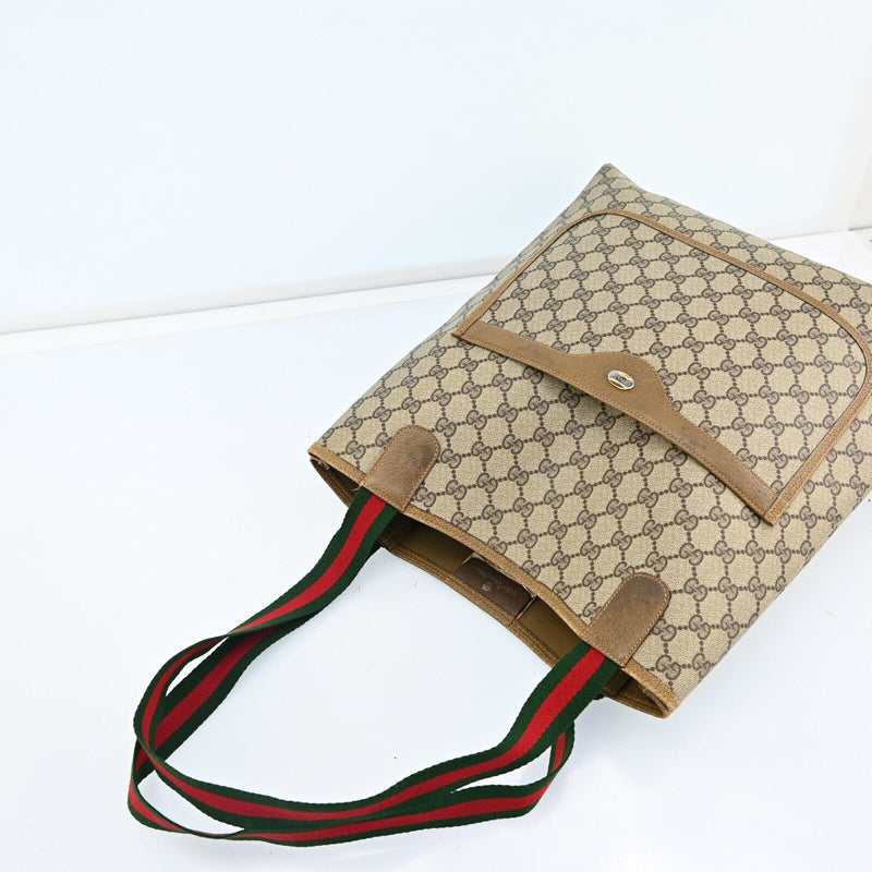 Gucci Tote Bag Sherry Line Browns