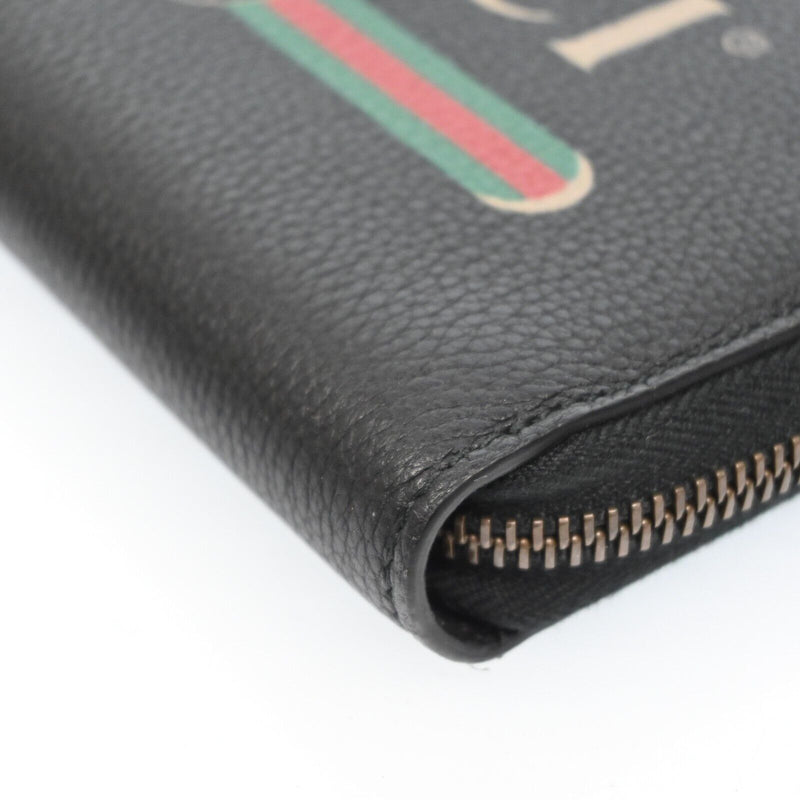 Gucci Vintage Logo Leather Zippy Long