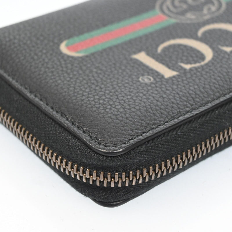 Gucci Vintage Logo Leather Zippy Long