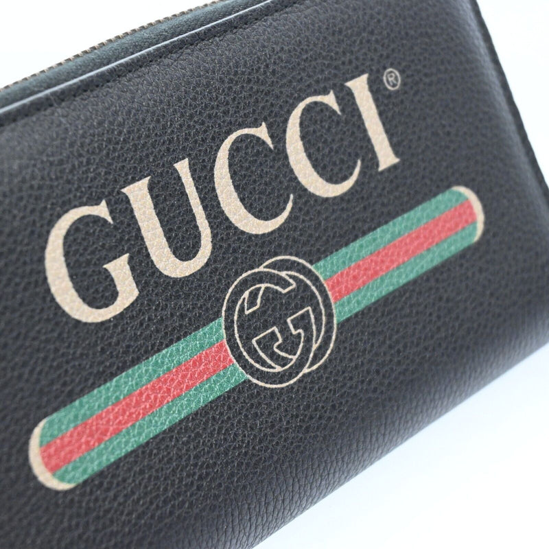 Gucci Vintage Logo Leather Zippy Long