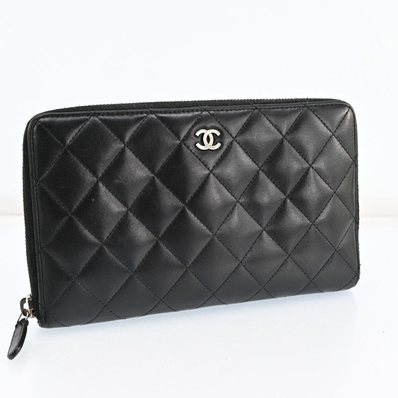 Chanel Zippy Wallet Matelasse Purse