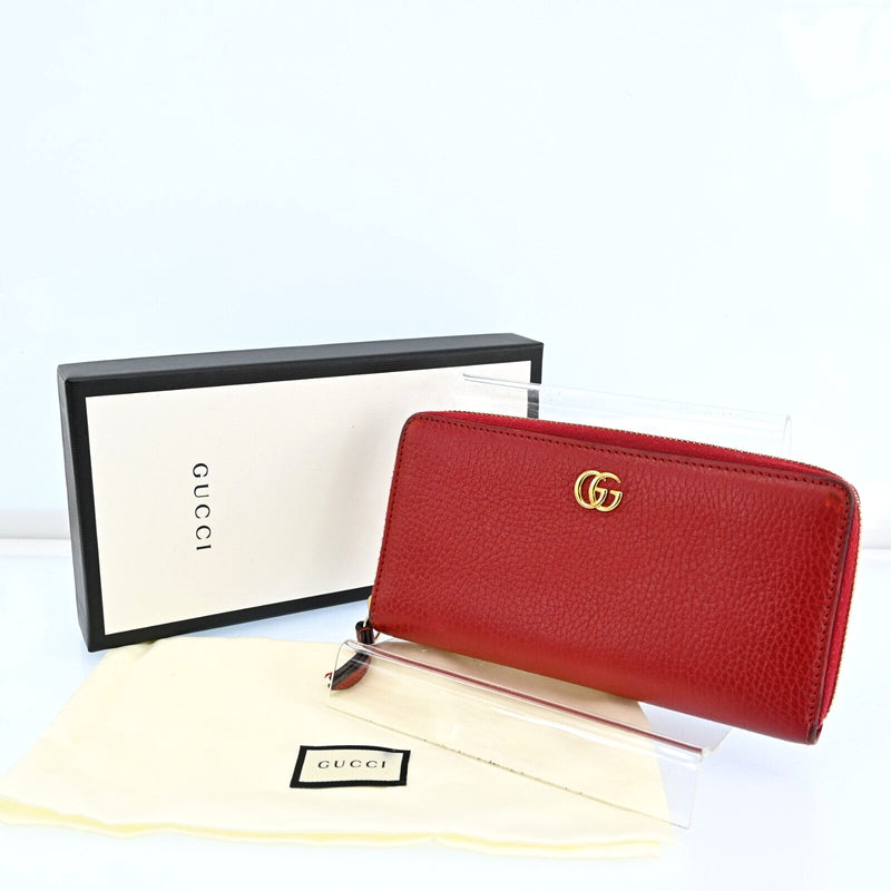 Gucci Gg Marmont Round Zipper Long