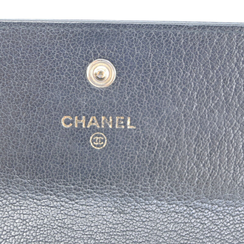 Chanel Coco Mark Long Wallet Purse Skin