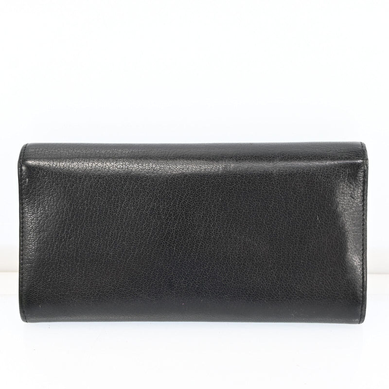 Chanel Coco Mark Long Wallet Purse Skin