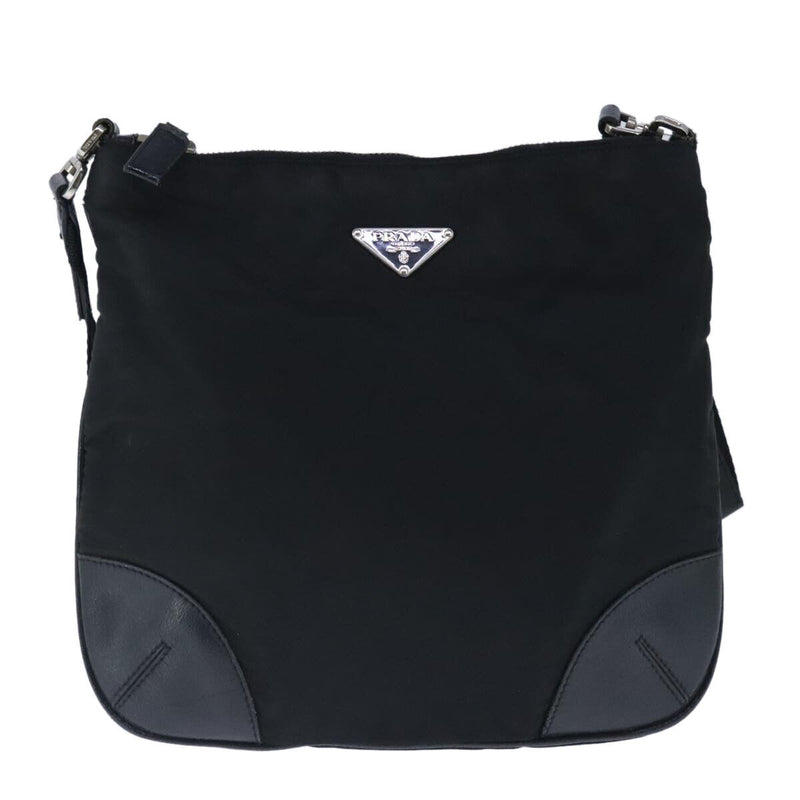 Prada Shoulder Bag Nylon Black
