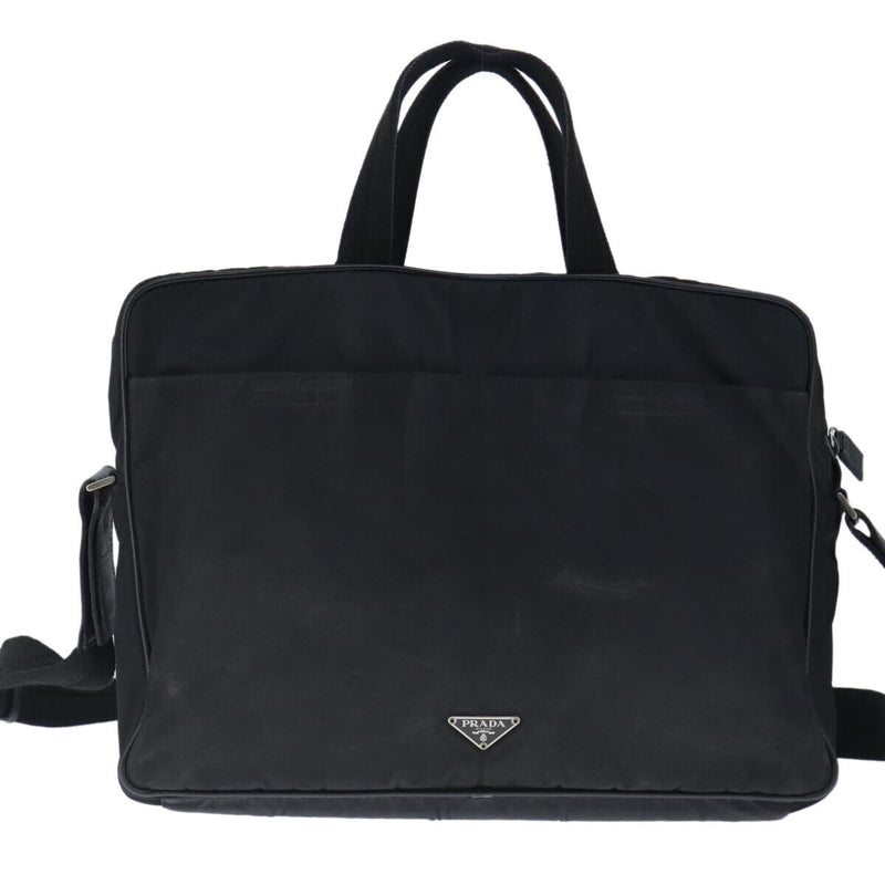 Prada Hand Bag Nylon 2Way Black