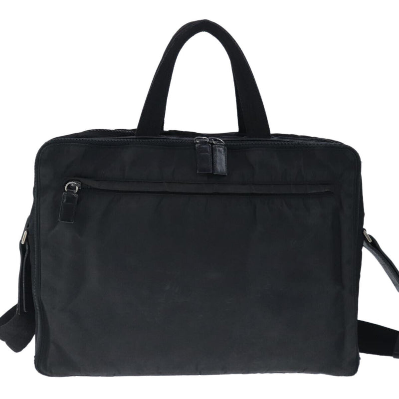 Prada Hand Bag Nylon 2Way Black