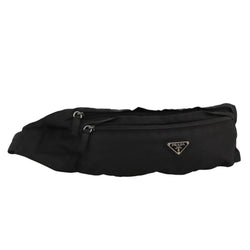 Prada Body Bag Nylon Black Silver