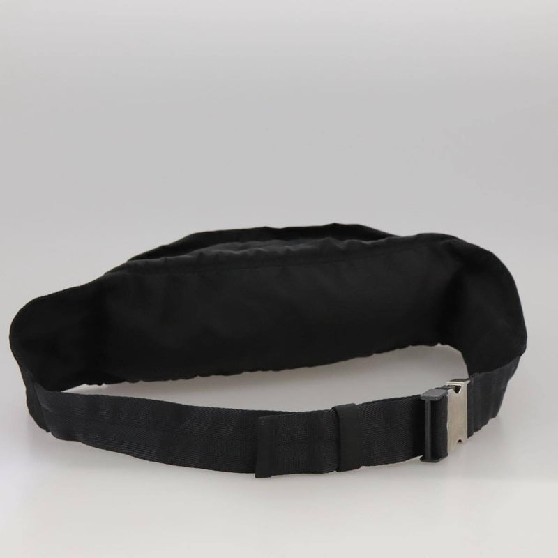 Prada Body Bag Nylon Black Silver