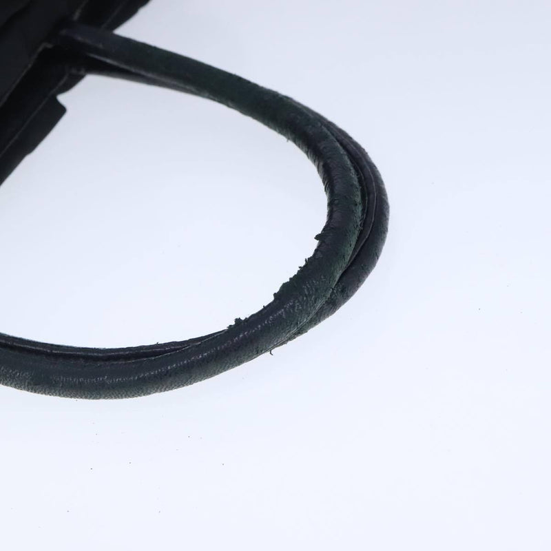 Prada Hand Bag Nylon Black Gold