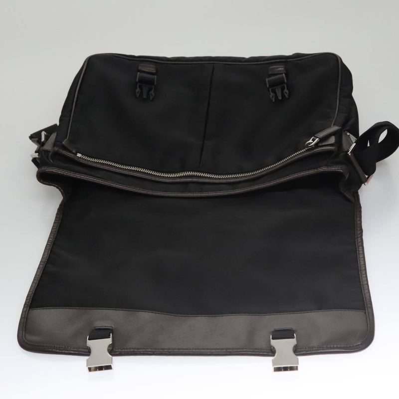 Prada Shoulder Bag Nylon Black Dark