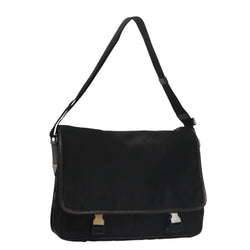 Prada Shoulder Bag Nylon Black Dark