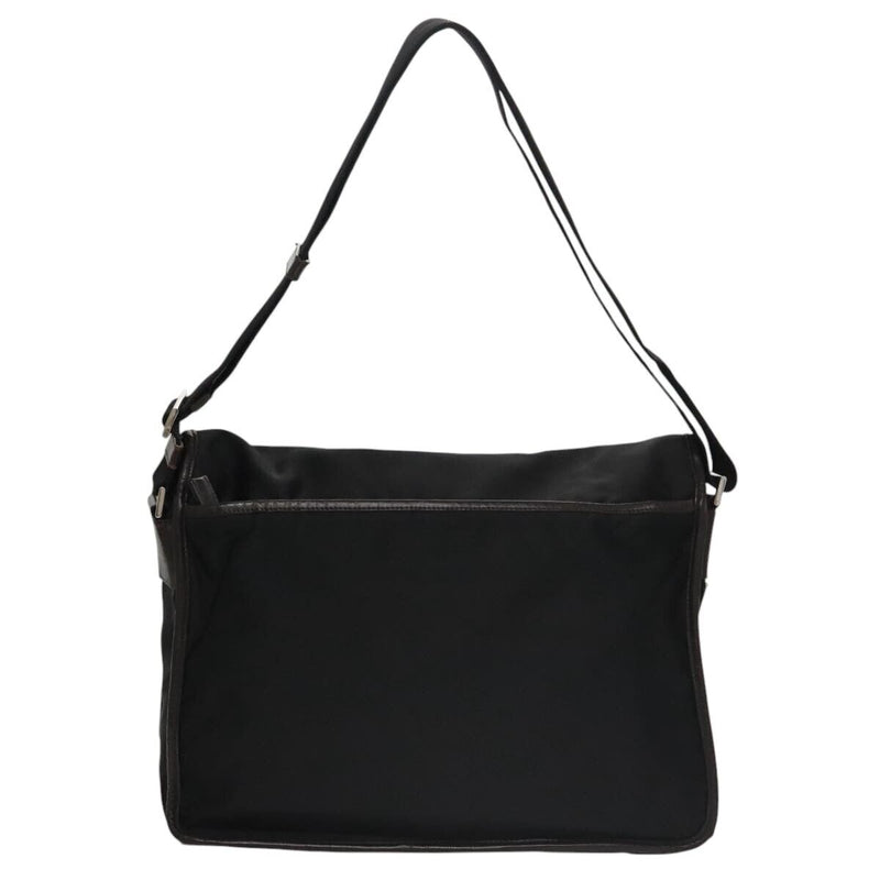 Prada Shoulder Bag Nylon Black Dark