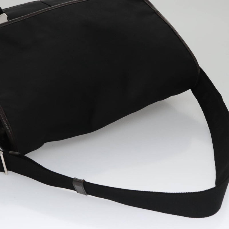 Prada Shoulder Bag Nylon Black Dark