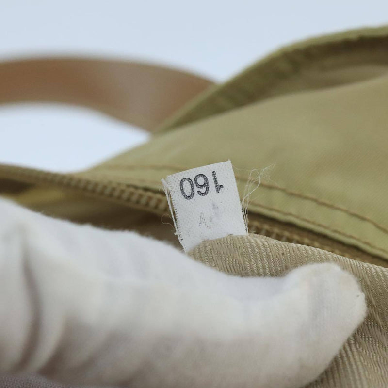 Prada Tote Bag Nylon Beige Silver