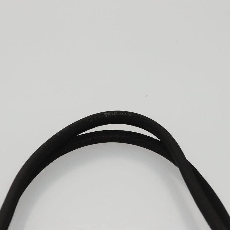 Prada Tote Bag Nylon Black Silver
