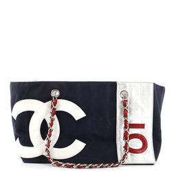 Chanel No.5 Tote Canvas And Leather